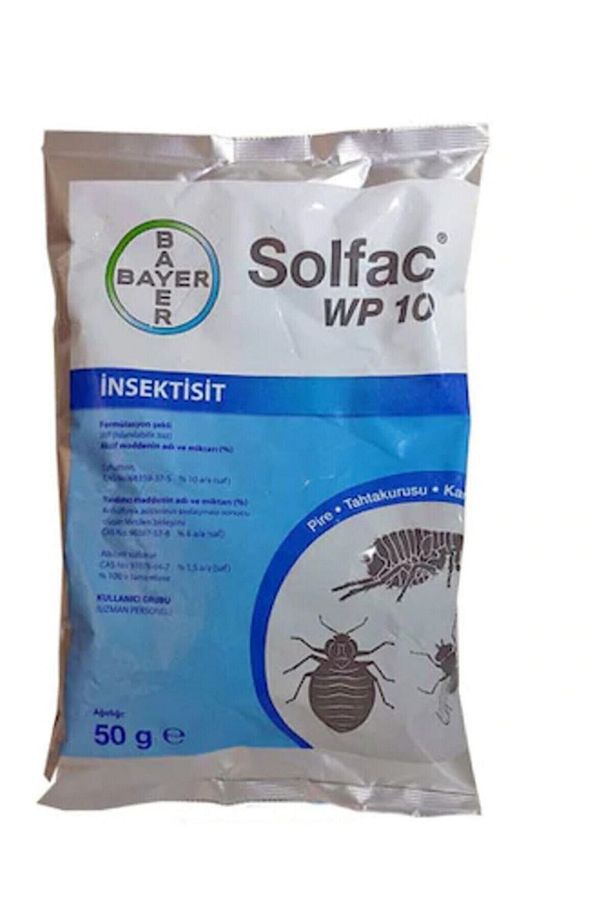 Solfac Wp10 Hamam Böceği Pire Sinek İlacı 50 gr - 1