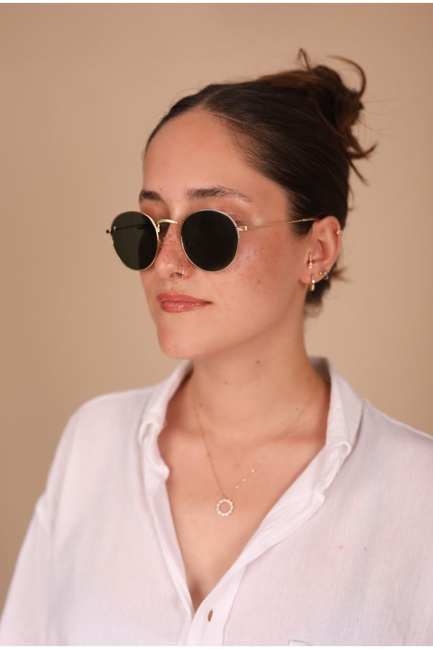 AR COLLECTION UNISEX METAL POLARIZED SUNGLASSES AR2225