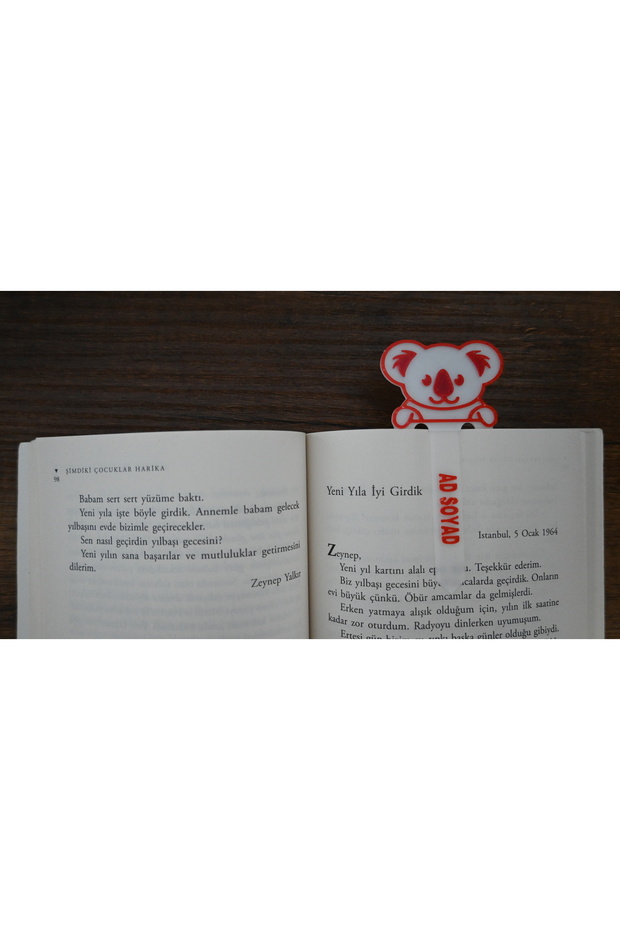 İsme Özel Kitap Ayracı Koala - 1
