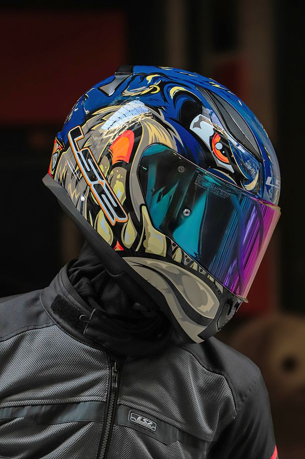 RAPID 2 SPOX MAVİ-GRİ KASK - 6