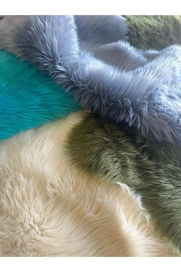 Kuzu Post Camel Üst Kalite Yıkanabilir Yumuşak Dokulu Peluş Halı - 6