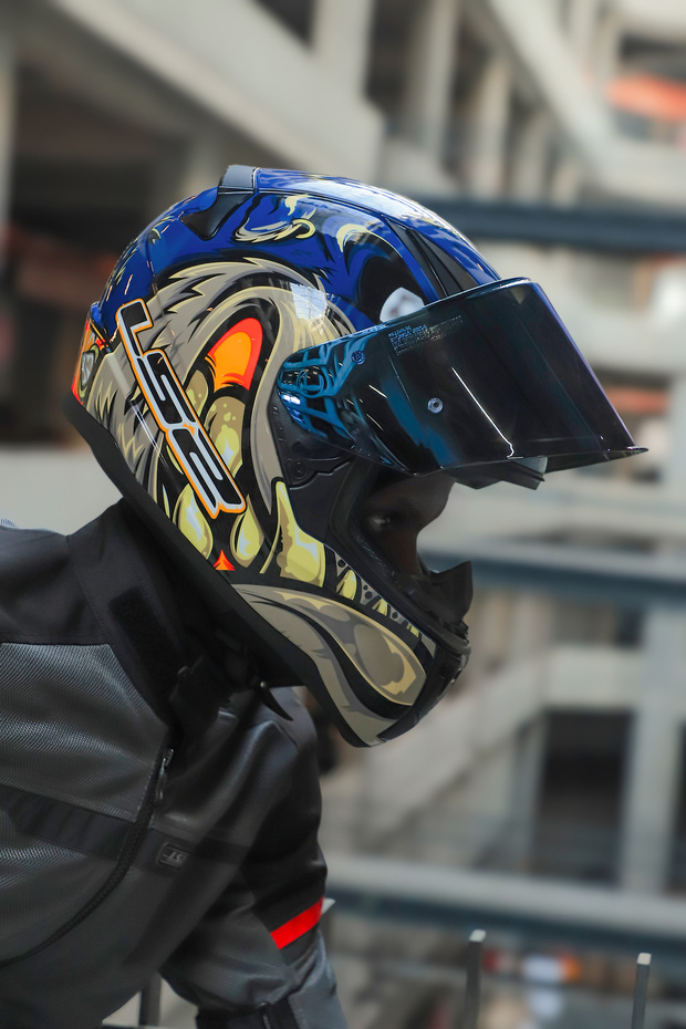 RAPID 2 SPOX MAVİ-GRİ KASK - 8