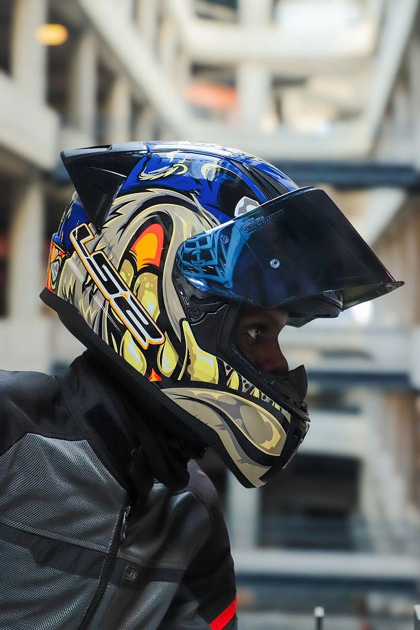 RAPID 2 RACE SPOX MAVİ-GRİ KASK - 2
