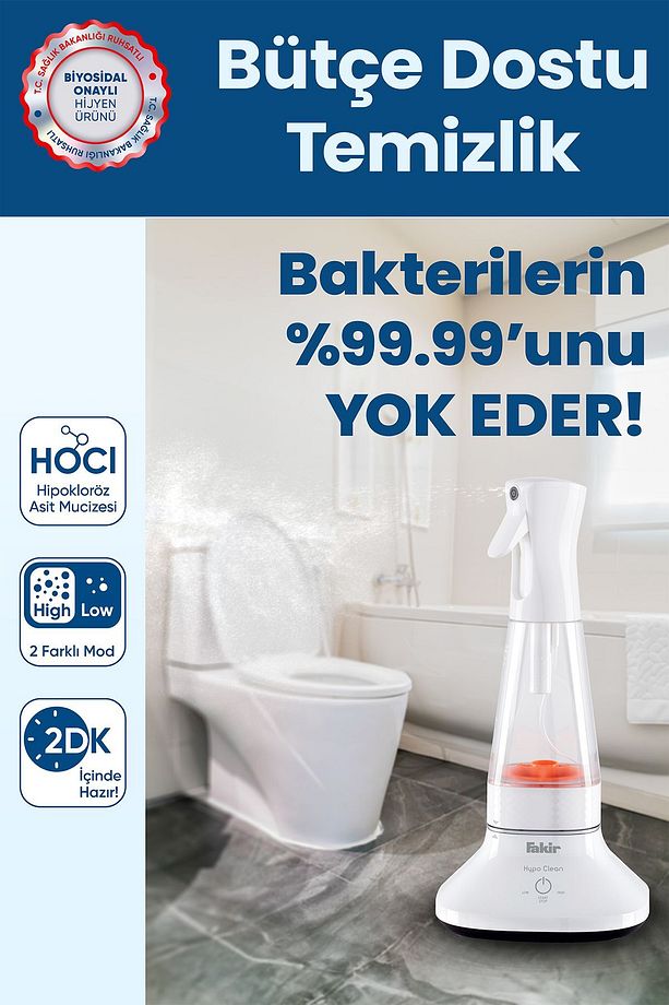 Hypo Clean Sterilizasyon Sağlayan Biyosidal Ruhsatlı Su Üretme Cihazı - 3