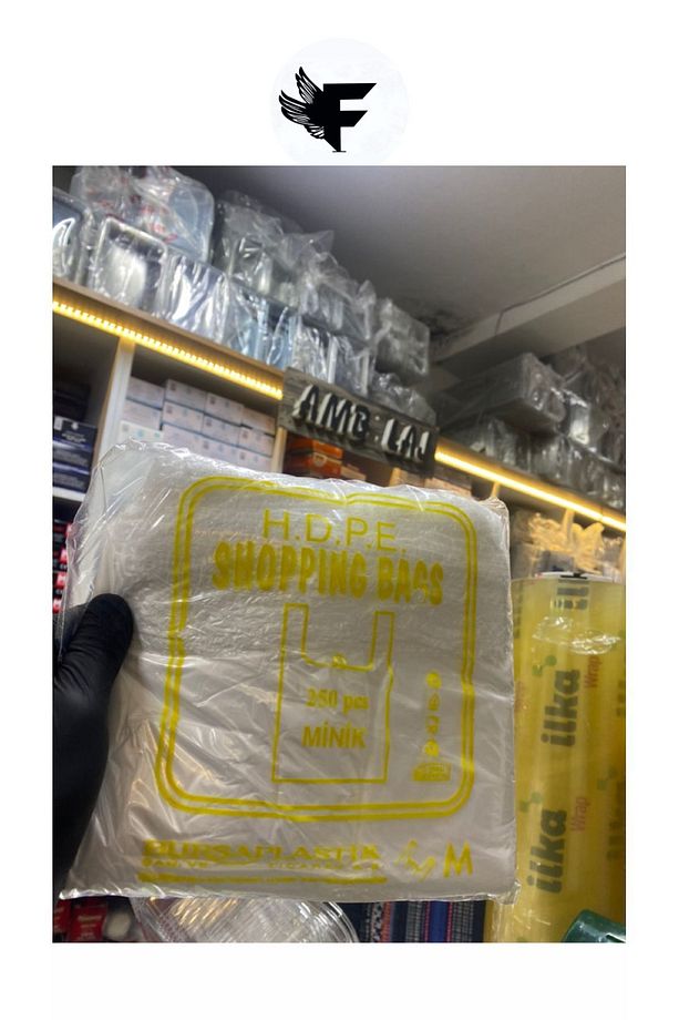 1 paket minik mini boy şeffaf poşet 250 adet - 6