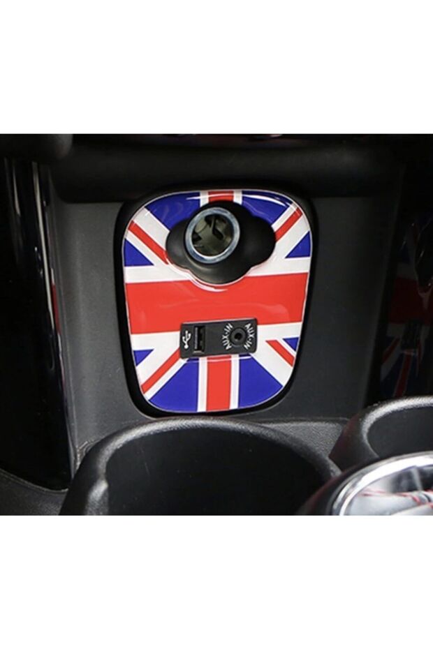 Mini Cooper F55 F56 Usb Cigarette Lighter Panel Cover Sticker Union Jk