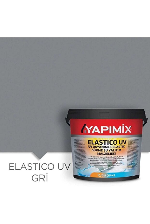 Elastico Uv - Elastımerik Reçine Esaslı Sürme Su Yalıtım Malzemesi - 2