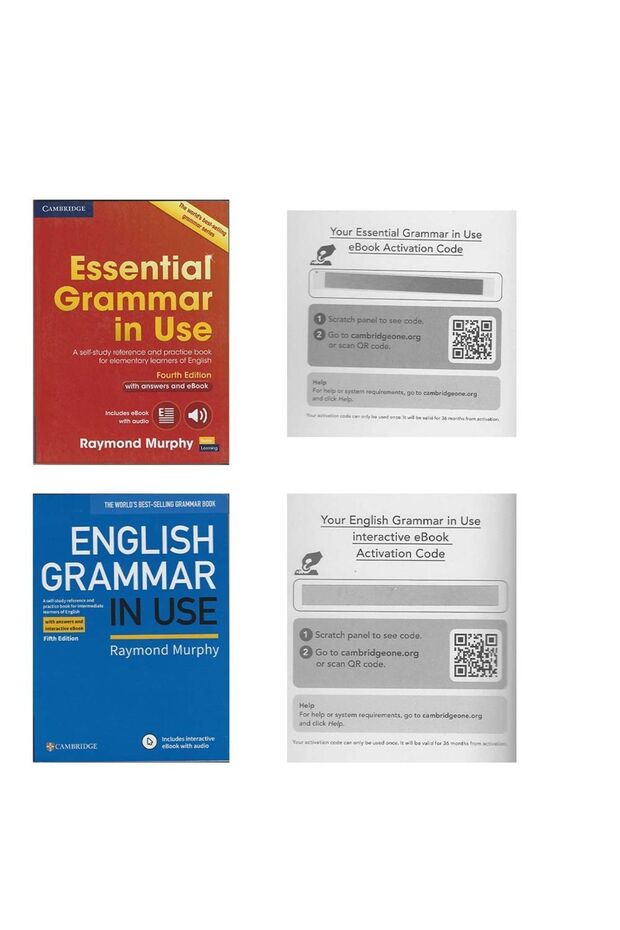 Essential & English  Grammar in Use with answers and eBook & Online Test - 1