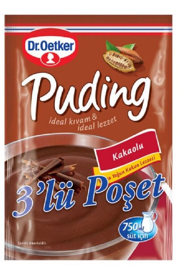 Puding Kakaolu 3'lü Poşet 441 gr - 1