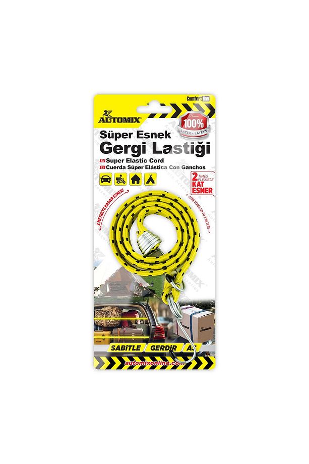Süper Esnek Gergi Lastiği - 2 Metreye Kadar Esner - 1