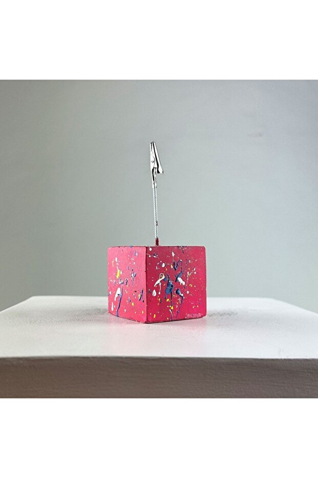 حامل ملاحظات سبلاش مكعب فوشيا - 3