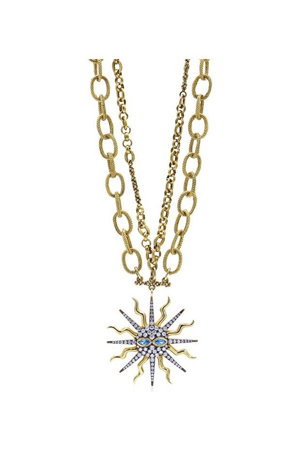 MASCHERA ÇOKLU ZİNCİR KOLYE - 1