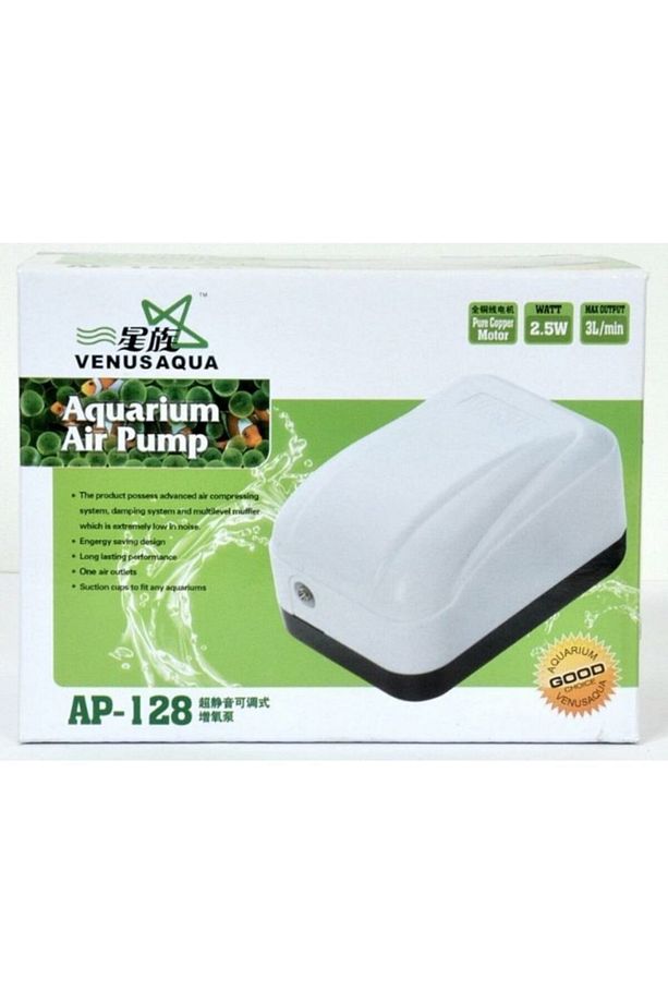 Ap-128 Tek Çıkışlı Akvaryum Hava Motoru - 1