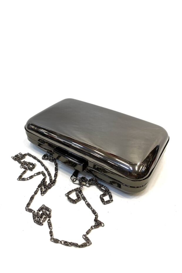 Smoked Mirror Platinum Women's Evening Dress Bag