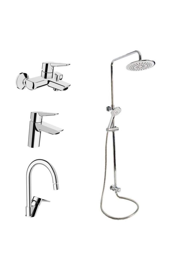 Solid S Batarya Seti, Punto Plus 3c Tepe Duş Takımı A45718 - 1