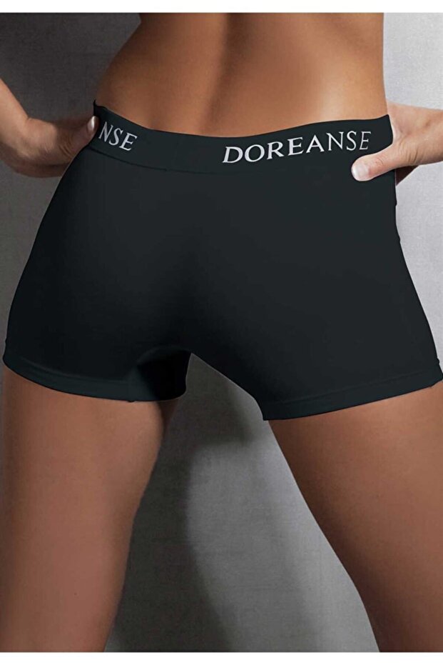Modal Siyah Kadın Boxer - 2