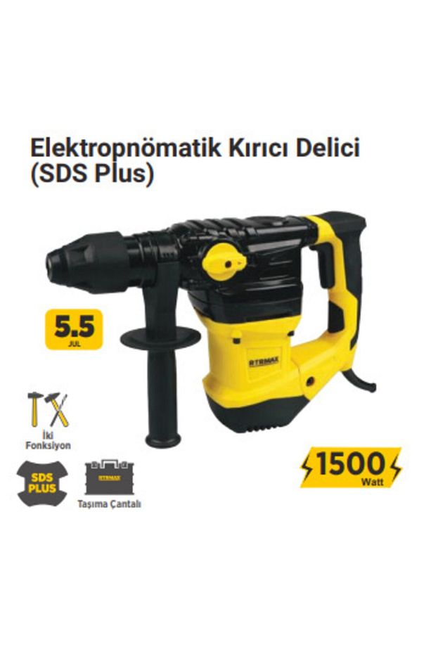 Rtr Max Rtm2330 Kırcı Delici Matkap 1500 Waat - 1