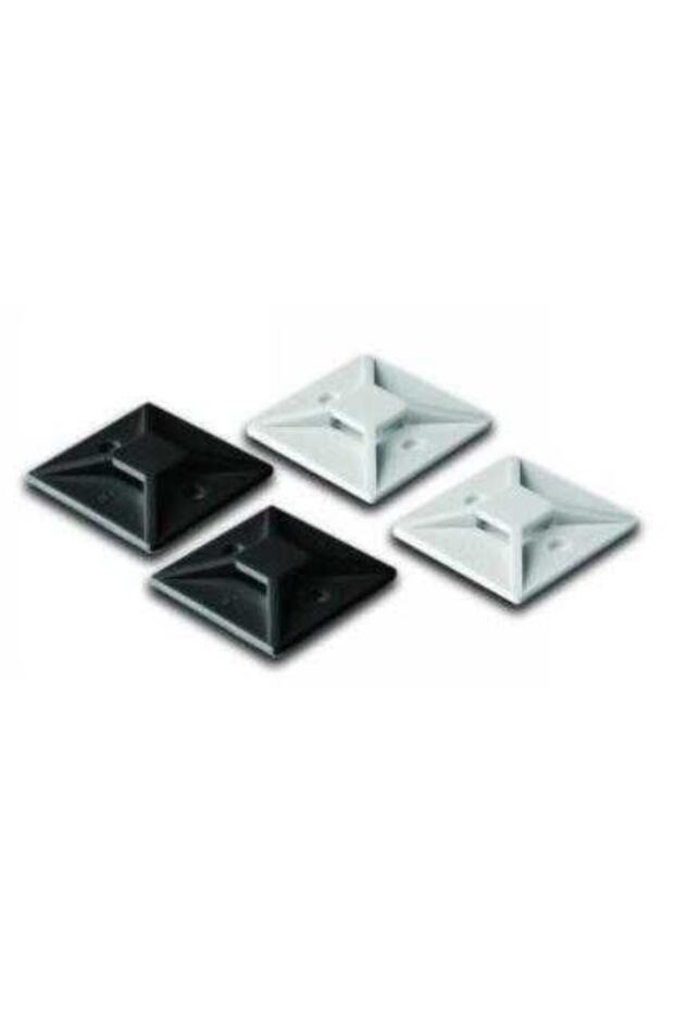 Tyk2828 28x28 mm Siyah 100 Adet Yapışkanlı Kroşe - 2