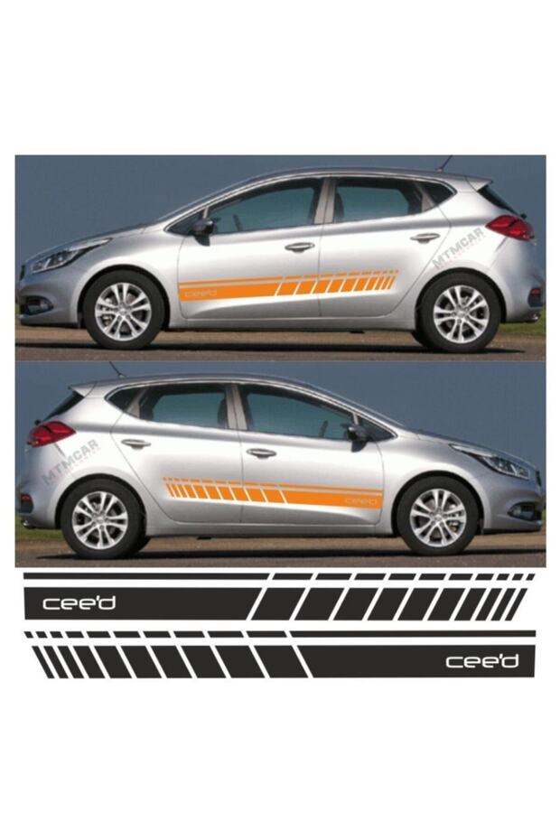 ملصق سيارة بشريط جانبي من Kia Ceed - 3