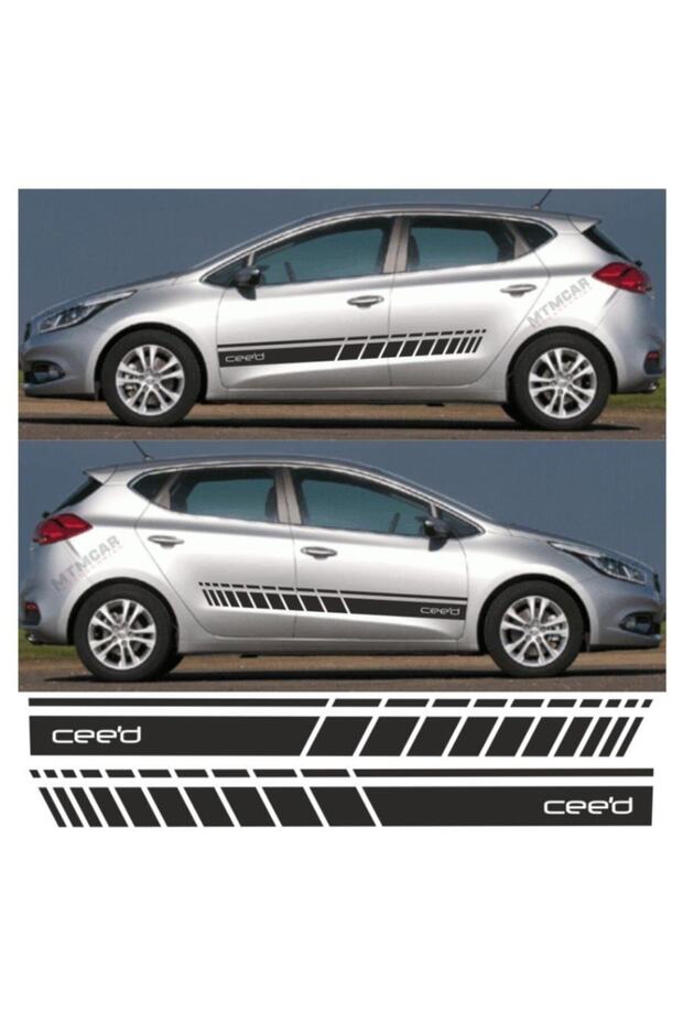 ملصق سيارة بشريط جانبي من Kia Ceed - 4