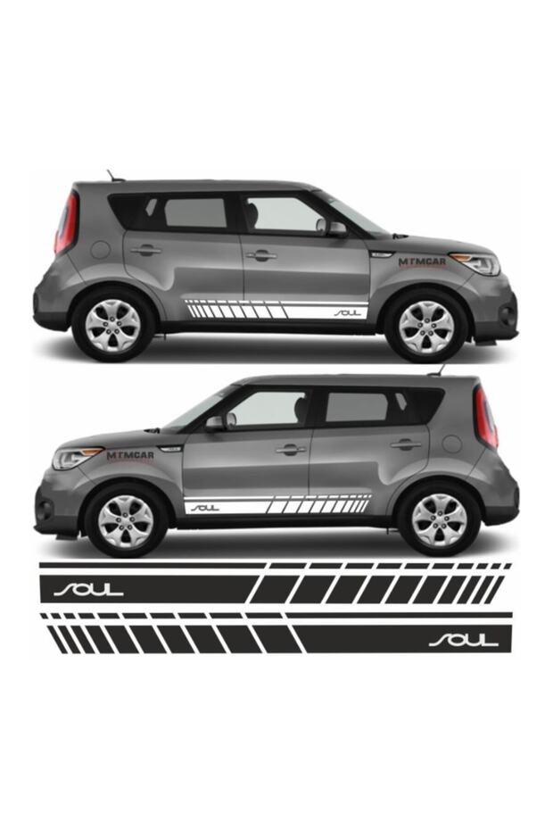 ملصق سيارة بشريط جانبي من Kia Soul