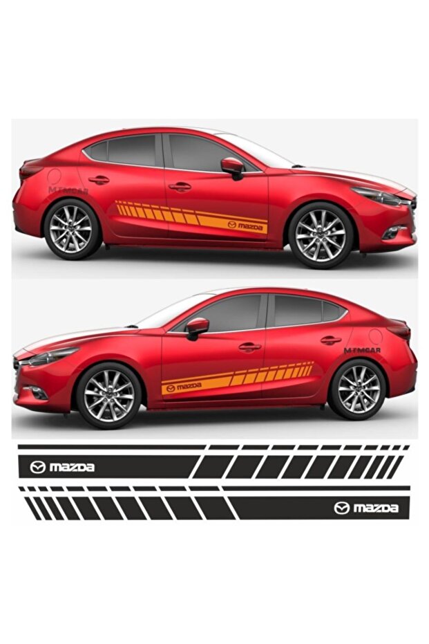 Mazda Side Strip Auto Sticker - 4