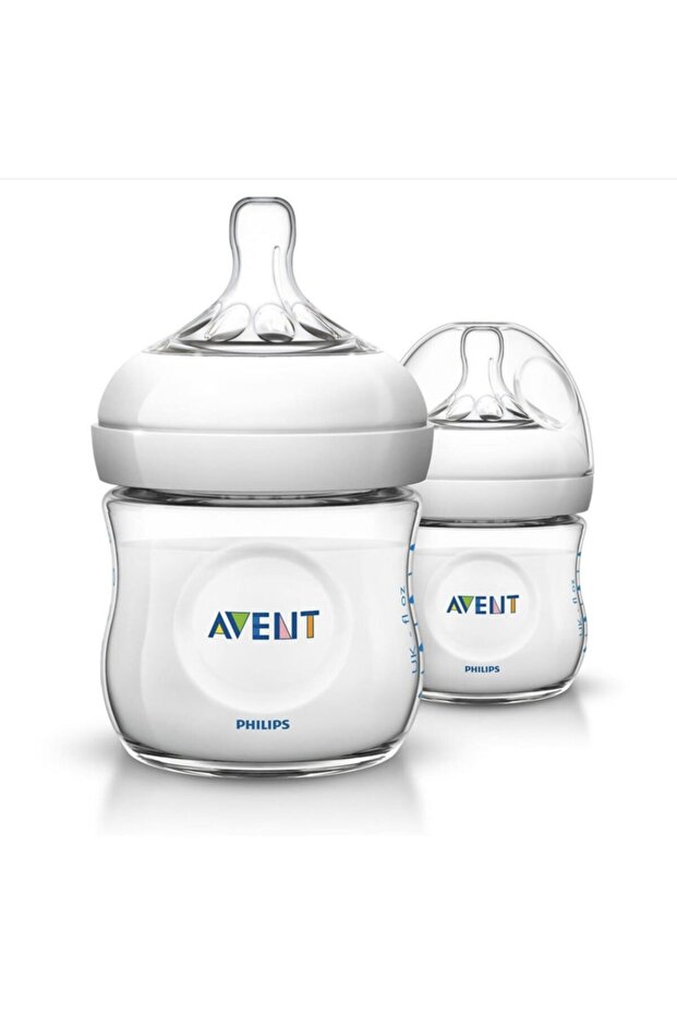 Baby Bottle Natural Pp 125ml| 0 Months+, 2 Pieces