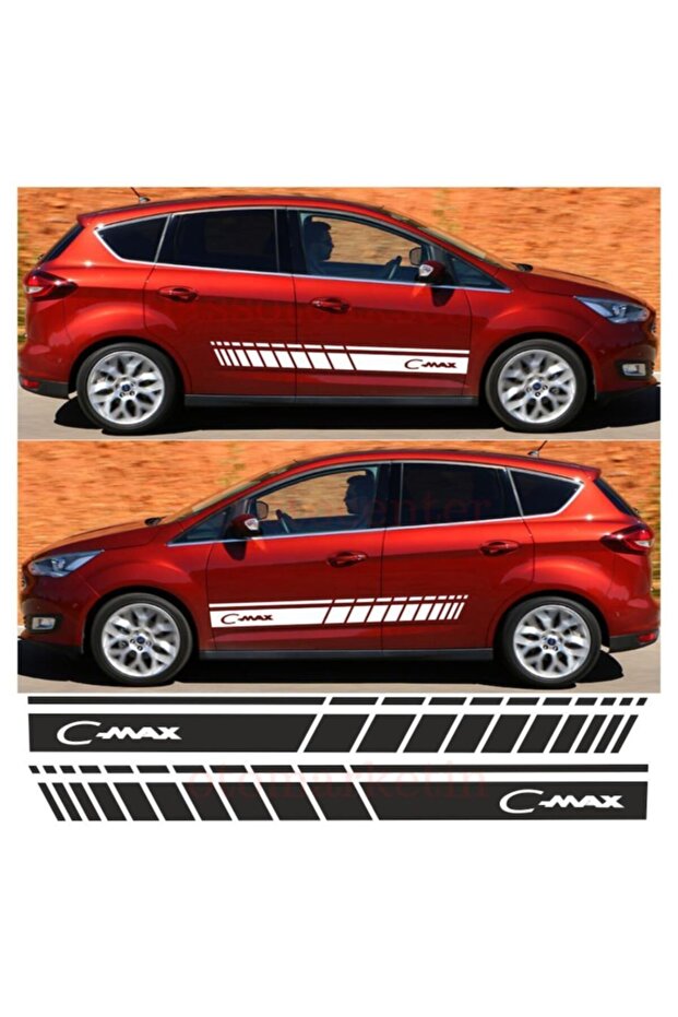 ملصق سيارة بشريط جانبي C Max - 1
