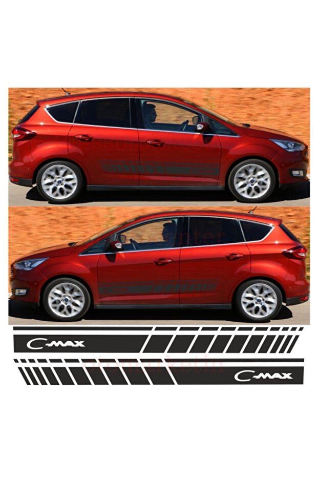ملصق سيارة بشريط جانبي C Max - 4