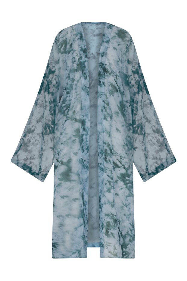 Yeşil Batik Kimono - 1