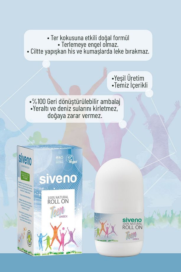 %100 Doğal Roll-on Unısex Deodorant Ter Kokusu Önleyici Bitkisel Lekesiz Vegan 50 ml - 6