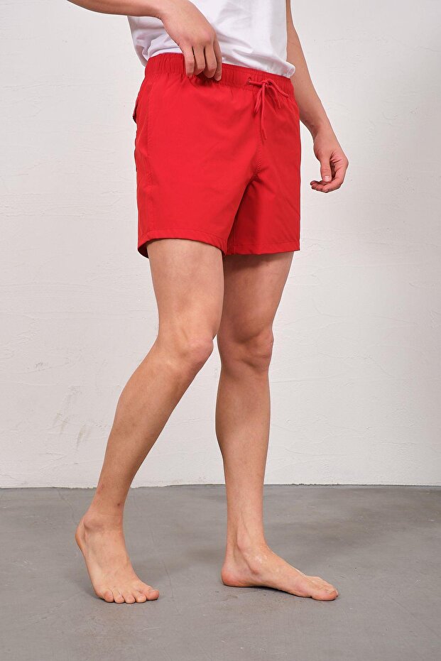 Lycra Men's Swim Shorts K-224 Red