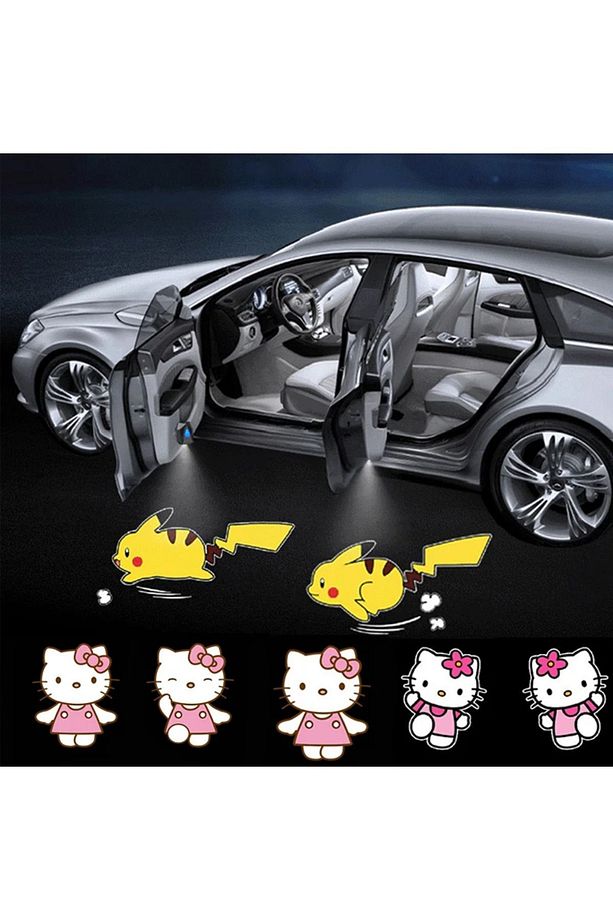HELLO Kitty Kapı Altı Led Işık Hareketli - Usb Şarjlı - 1