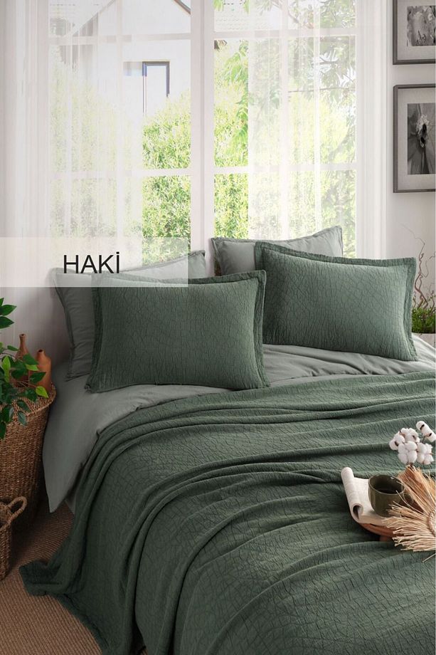 Zen Stone Tek Kişilik Yatak Örtüsü Seti - 1