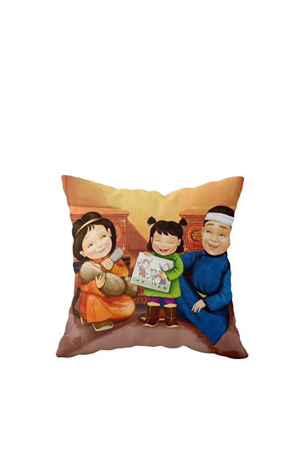 Ethnic Patterned Single Side Hidden Zipper Pillow Case Throw Pillow Sofa Pillow Case