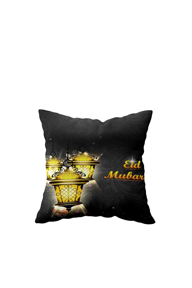 Eid Mubarak Ramadan Themed Single Sided Hidden Zipper Pillow Case Throw Pillow Sofa Pillow Case