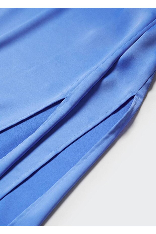 Yanı Yırtmaçlı Elbise - 5