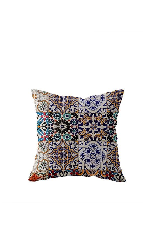 Tile Pattern Single Side Hidden Zipper Pillowcase Throw Pillow Sofa Pillowcase