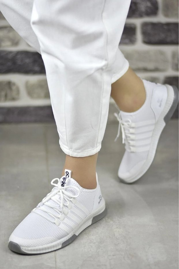 Women's Men's Cloth Sports, Casual Shoes White
