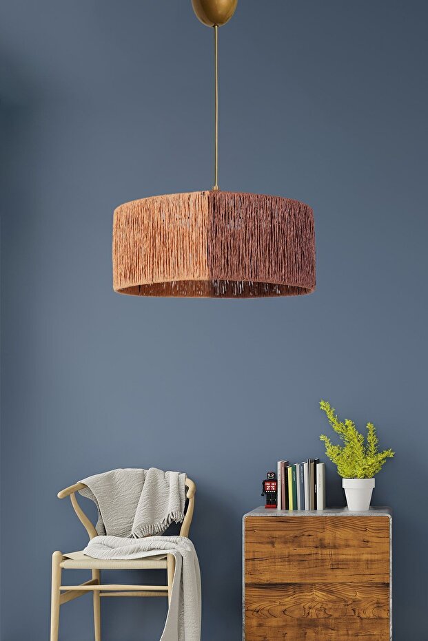 Froid Handmade Tekli Sarkıt Avize Kiremit-Natural - 1