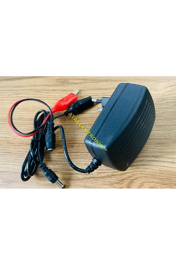 12 Volt Akü Şarj Adaptörü 13.8 Volt 2.5 Amper Maşalı Ledli 12 Volt 9 Amper Için Uyumlu - 5