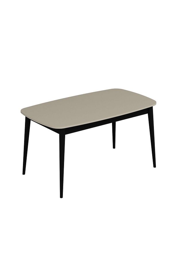 Prime Yemek Masası - Kumtaşı/Siyah Ayak - 5