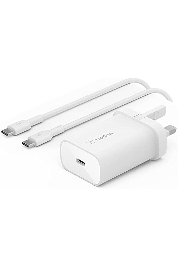 BoostCharge 25W Wall Charger with PPS, USB-C PD Fast Charger for iPhone 15, Galaxy, iPad, Pixel