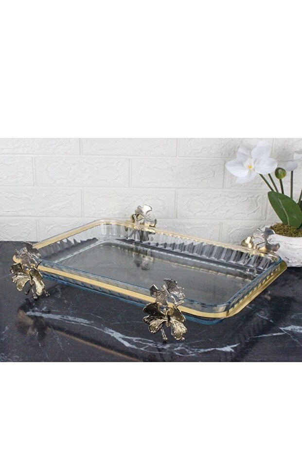 صينية بورس مستطيلة على شكل فراشة - 6