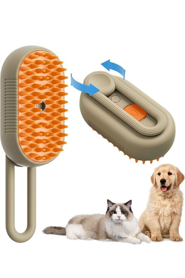 New Generation Steam Grooming Washing Brush Pet Hair Removal Massager