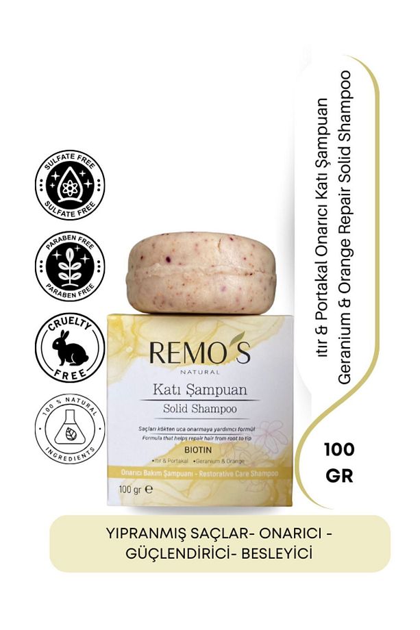 Biotin Onarıcı Bakım Şampuan Itır & Portakal 100 gr - 1