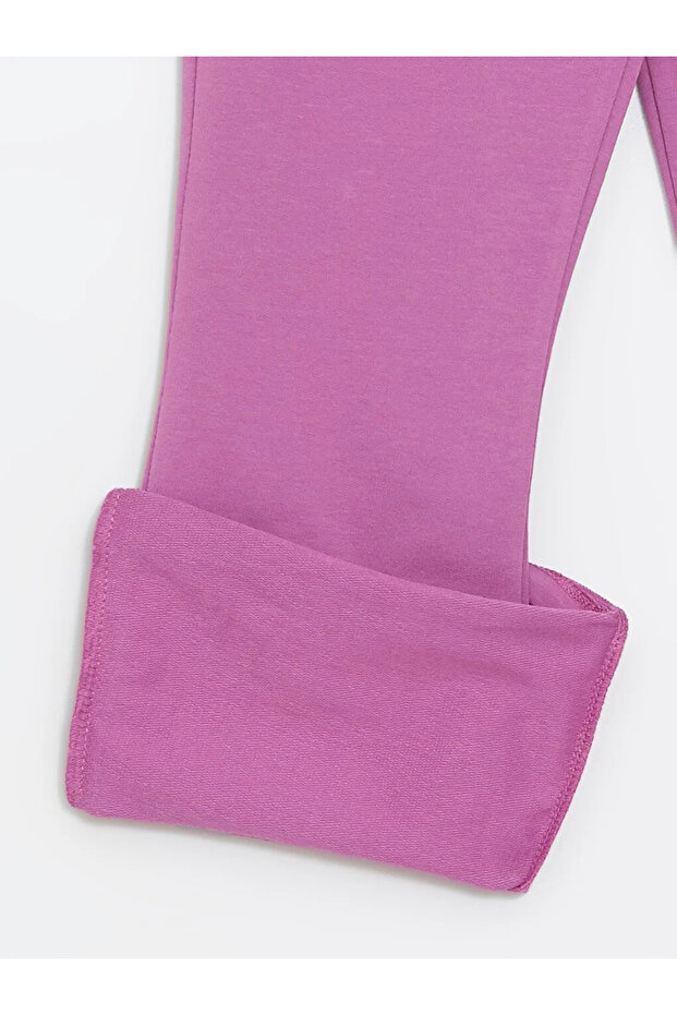 LCW Kids Beli Lastikli İspanyol Paça Kız Çocuk Tayt - 1