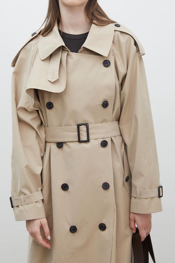 KOPENHAG OVERSIZE TRENÇKOT CAMEL - 7