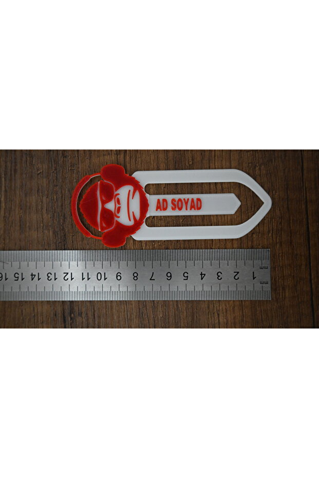 İsme Özel Kitap Ayracı Maymun - 4