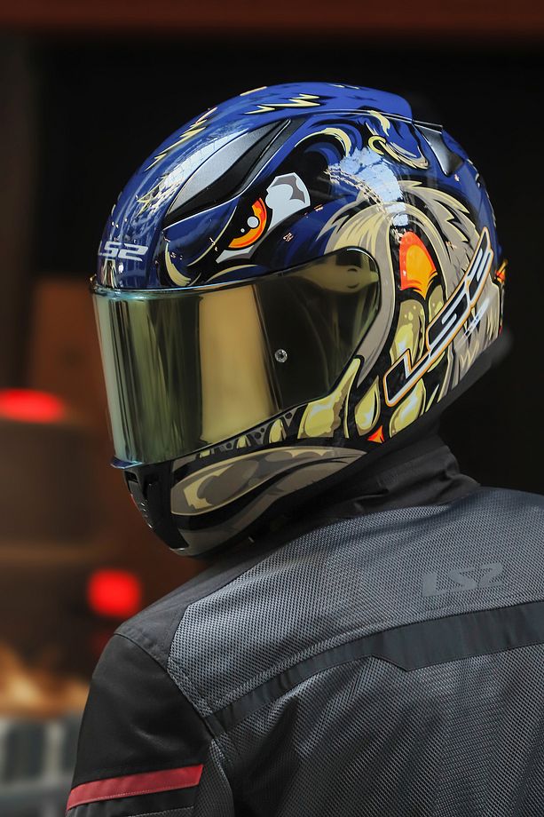 RAPID 2 SPOX MAVİ-GRİ KASK - 6